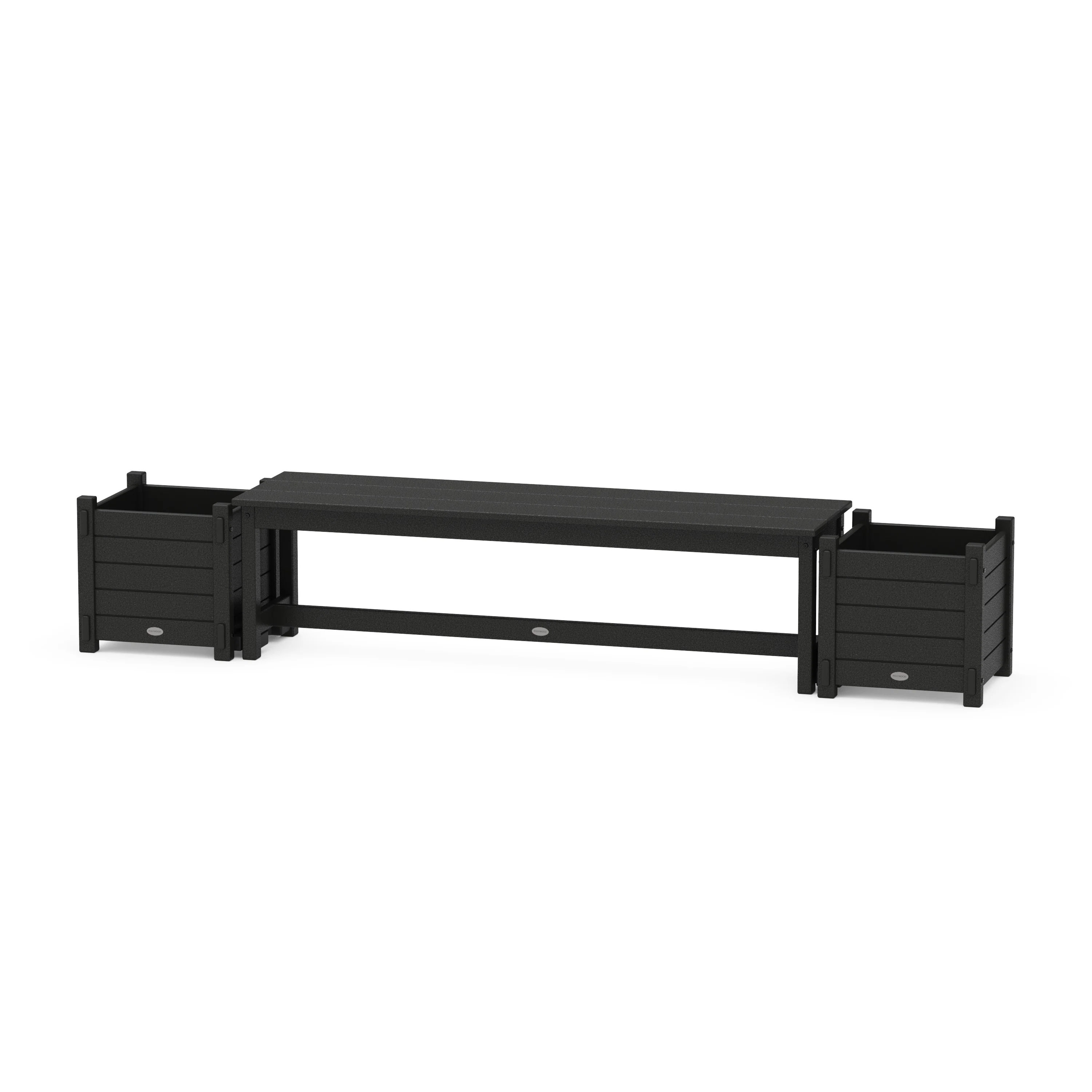 60" Nautical Straight Planter Bench Set - Image 5