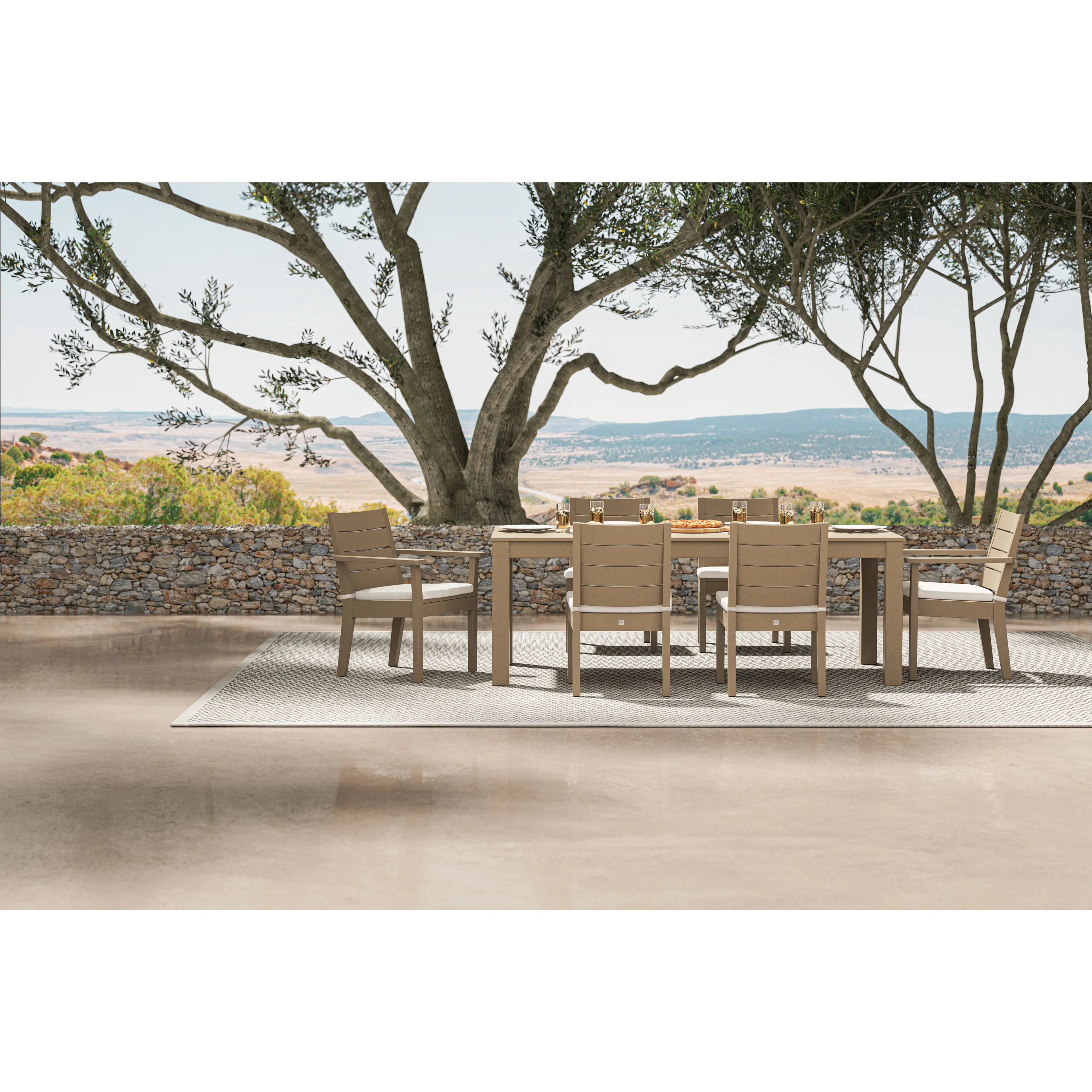 Latitude 7-Piece Dining Set - Parsons 84" - Image 3