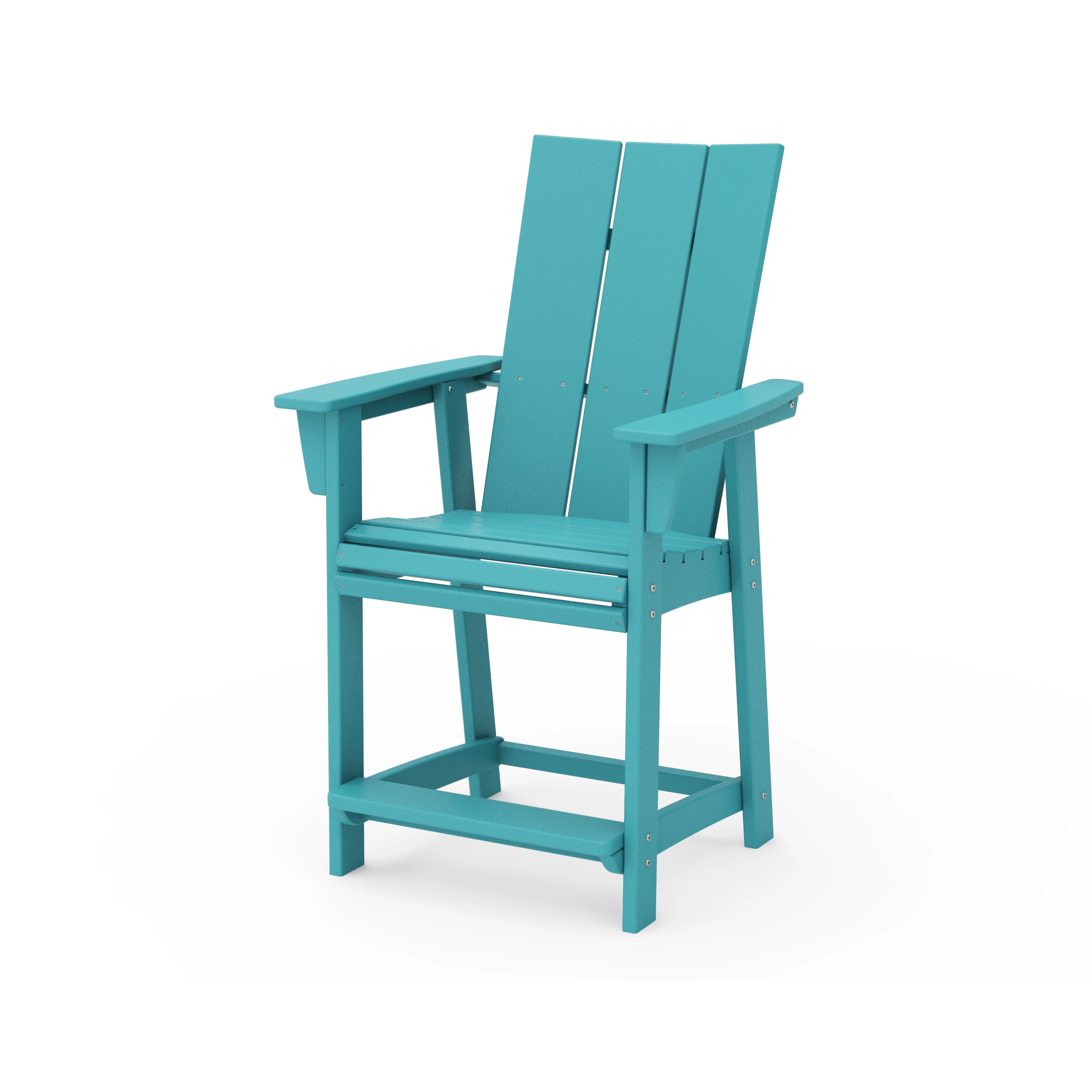 Modern Curveback Adirondack Counter Chair - Image 3