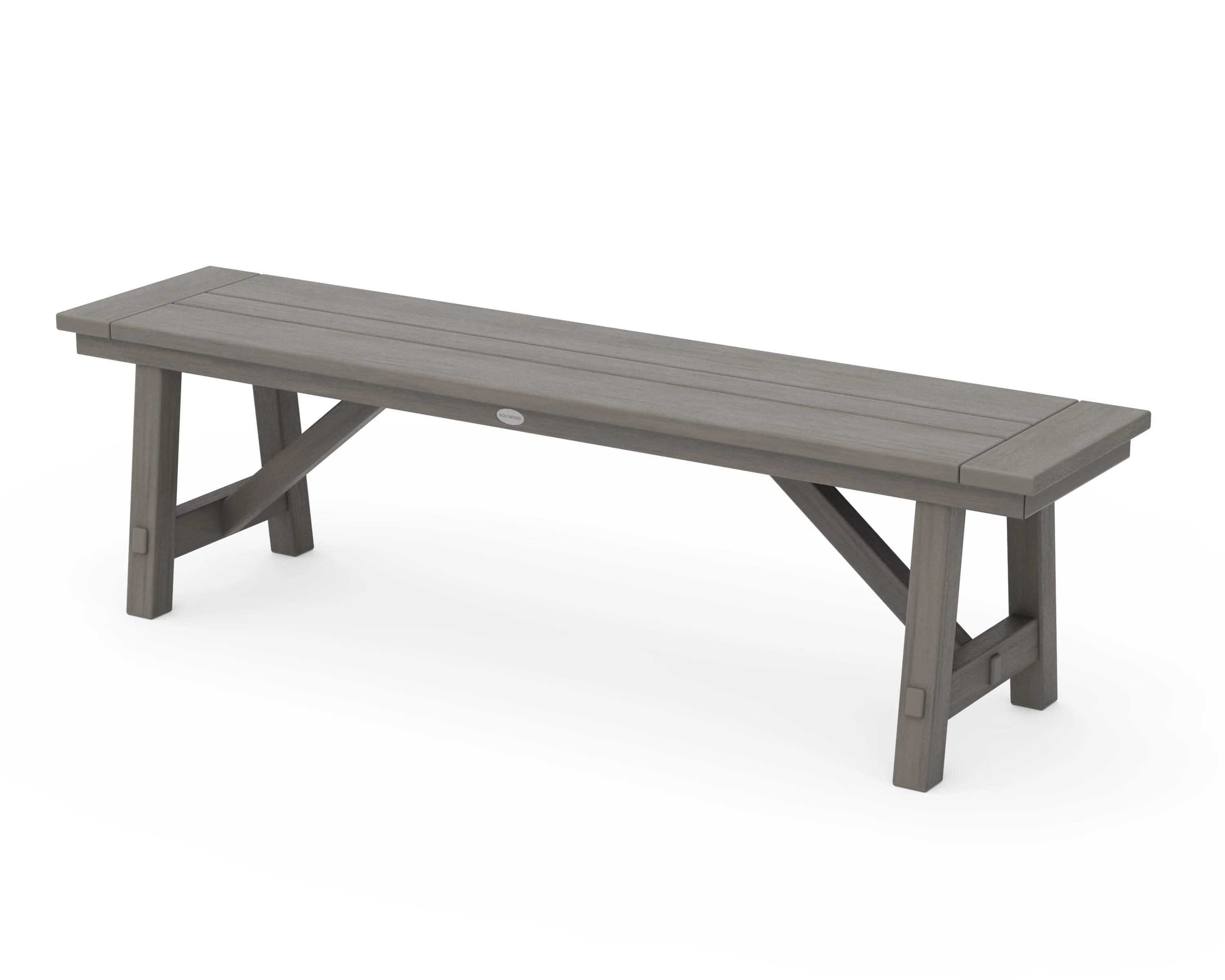 Rustic Farmhouse 60" Backless Bench - Image 15
