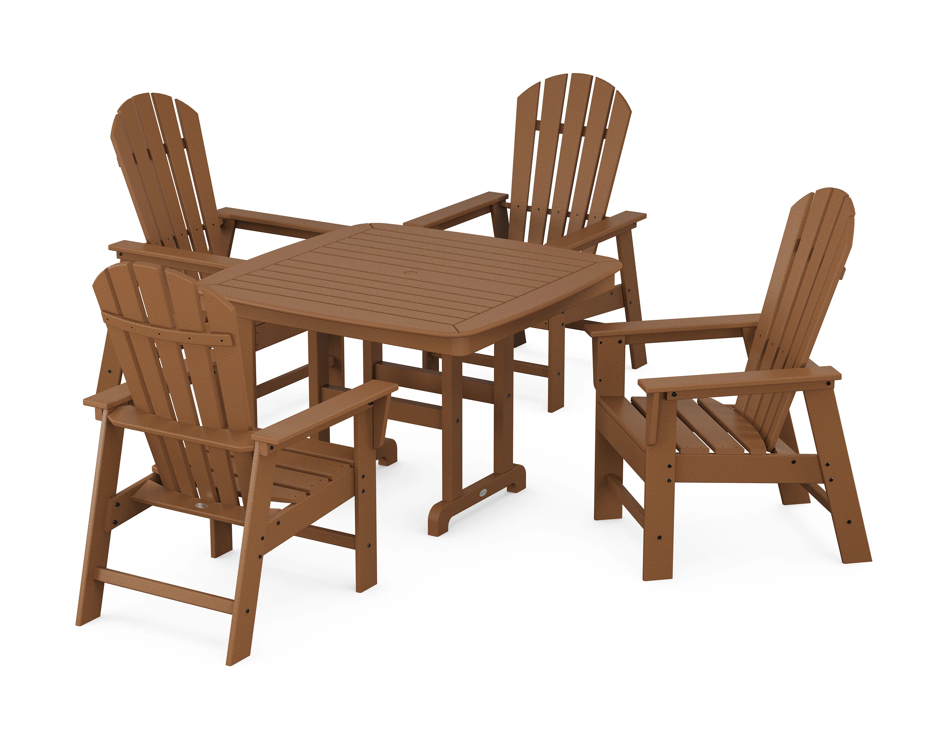 South Beach 5-Piece Dining Set with Trestle Legs - Image 14