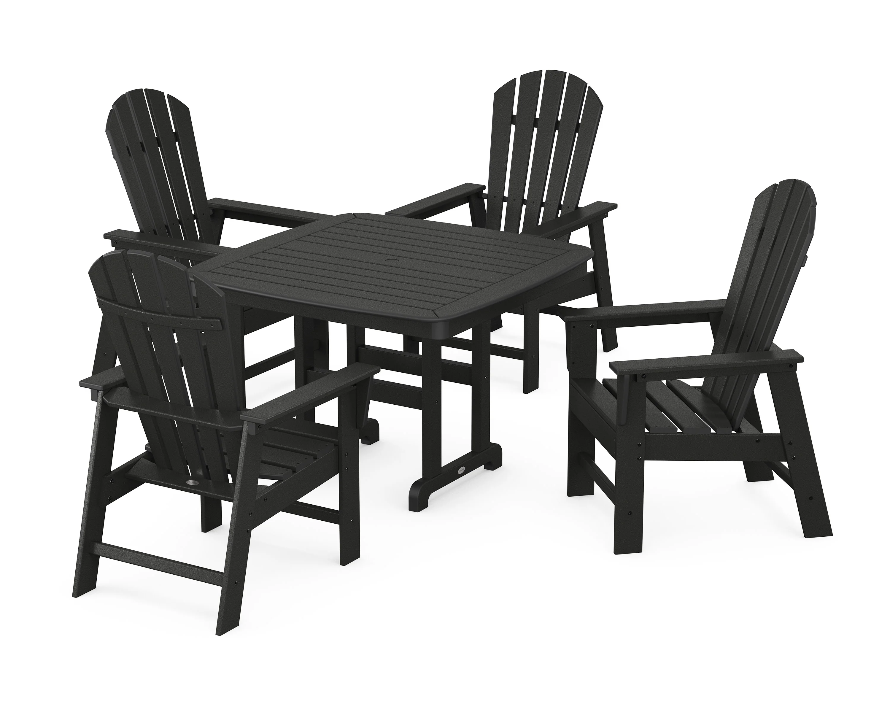South Beach 5-Piece Dining Set with Trestle Legs - Image 7