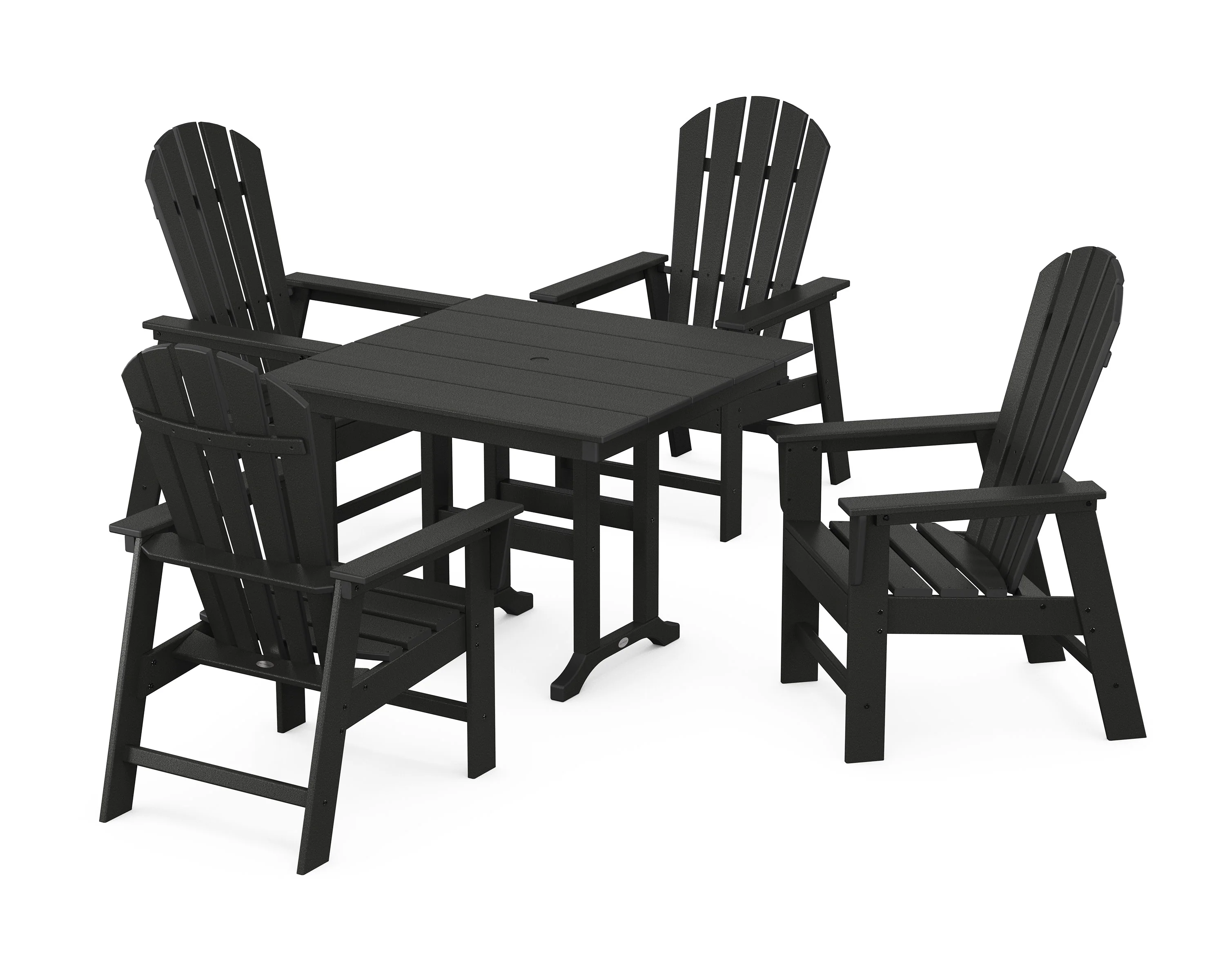 South Beach 5-Piece Farmhouse Dining Set - Image 9